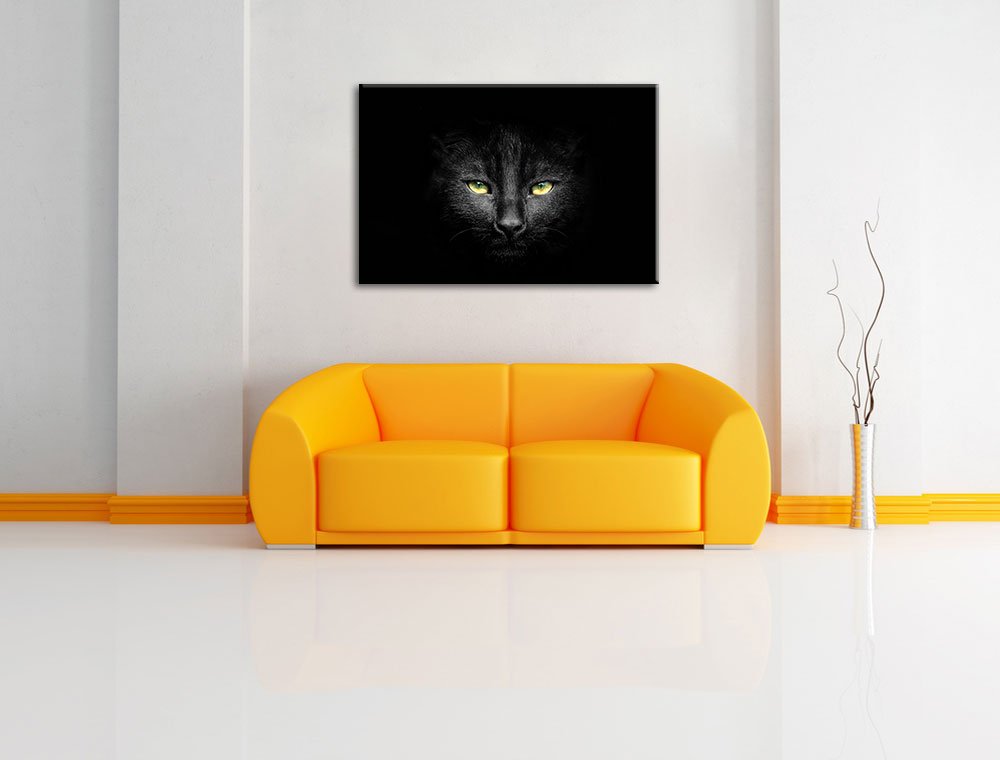 InstyleArt Gattino e cane coccole Stampa su tela 100x70 cm artistica murale