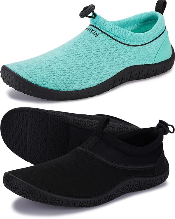 WHITIN Water Shoes for Women Green Size 8 and Black Women Size 8