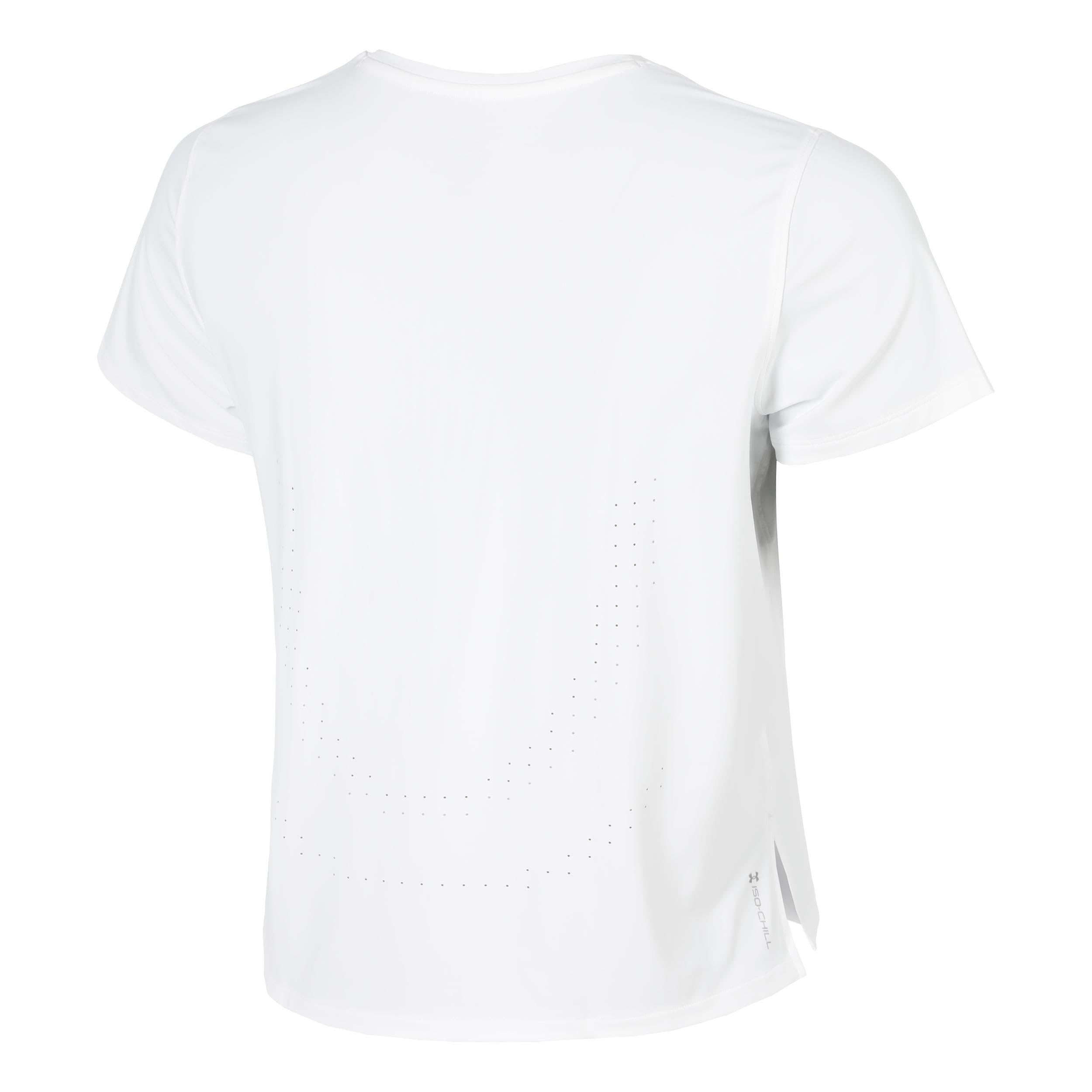 Under Armour Velociti Pro koszulka do biegania damska biała - White/Reflective S