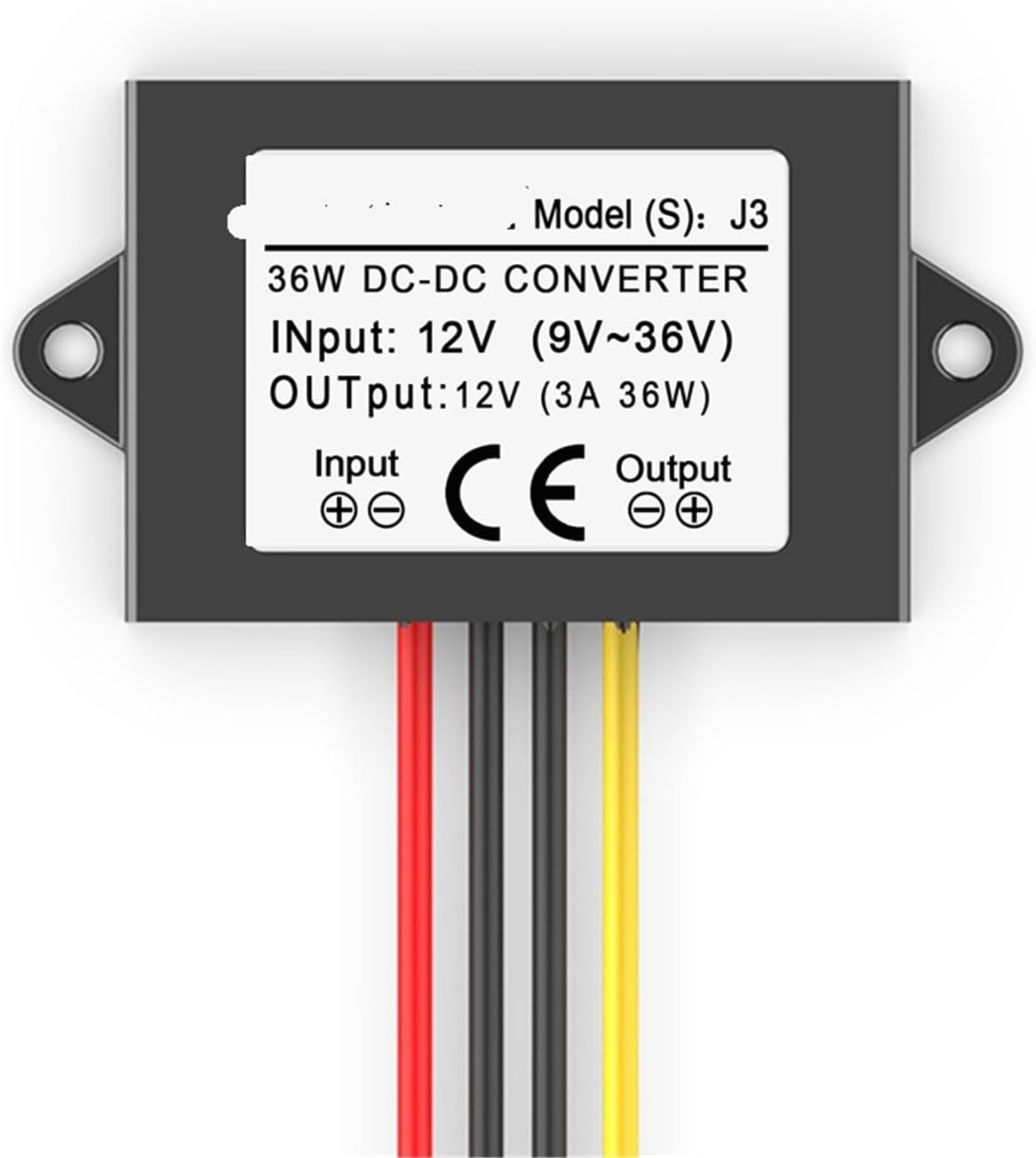 12V to 12V DC-DC Regulator Module Converter (9V~36V Input, 1A/2A/3A/4A/5A Output), Regulator Voltage Power Converter(12V YO 12V 3A)