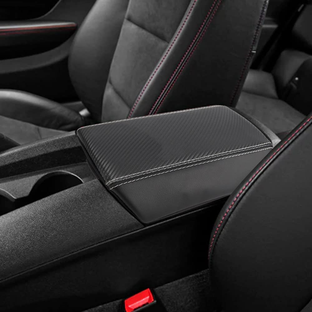 XITER Leather Auto Console Cover Waterproof Center Console Armrest Cover Protector for Chevrolet Camaro 2010 2011 2012 2013 2014 2015 Accessories(