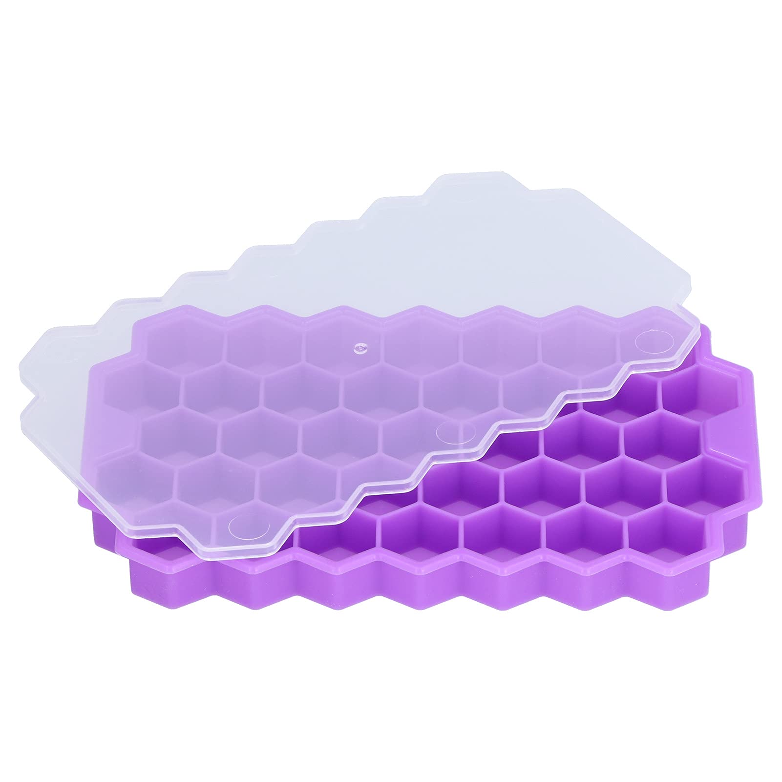 Vassoio Per Cubetti Di Ghiaccio In Silicone Con Coperchio, Stampo Per Ghiaccio Facile Da Staccare Macchina Flessibile Per Whisky Cocktail Nero~p180290955 - Foto 11