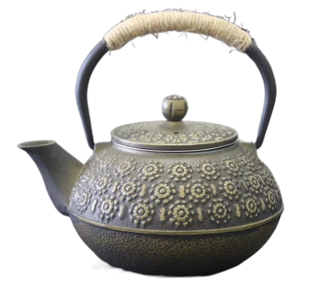Teekanne Teekannen Japanische Teekanne Aus Gusseisen, Teekanne, 900 Ml/0,9 L, Teekessel Für Zuhause, Küche, Büro Tee Kanne Langlebig