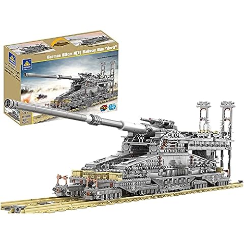 GXZZ 3846Pcs Tank Building Set with Military Mini Figures, WW2 Tank Model Kit Toys for Adults and Kids, Construction Set Compatible with Lego - Dora Cannon (YI0L635UHVKUQT61517Y1H) Cover