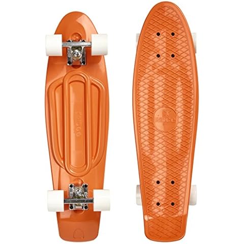 Monopatín Ridge Skateboards Pastels Unisex Adulto Peach/Blanco 27 Pulgadas Cover