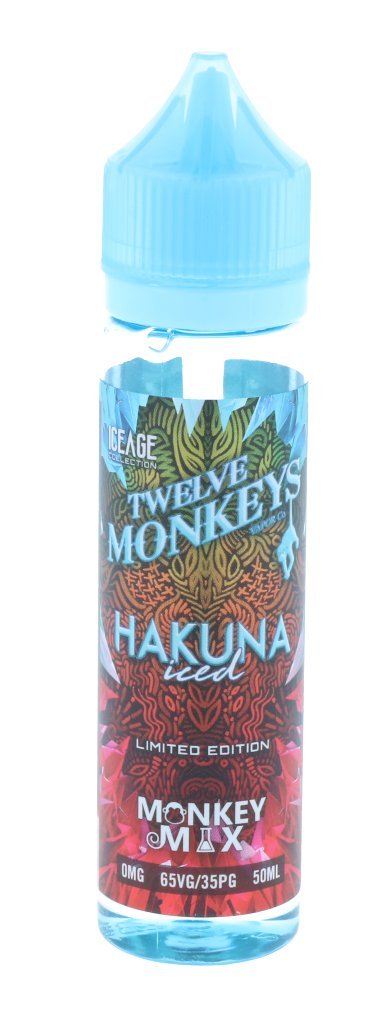 Twelve Monkeys - Hakuna Iced 0mg 50ml Shortfill e-Liquid (No Nicotine)