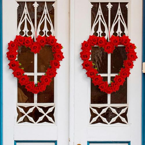 Couronne en cœur saint-valentin pour une déco de table romantique - 7
