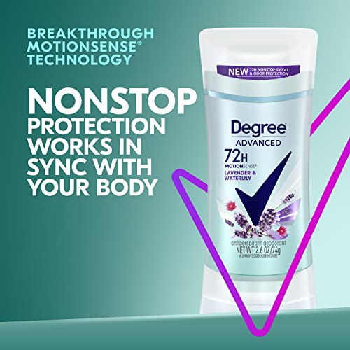 Degree 10079400494242 Antiperspirant Deodorant 72-Hour Sweat And Odor Protection Lavender And Waterlily Antiperspirant For Women thumb #3