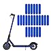Elektroscooter Aufkleber, Sticker Set - 24-teilig, Reflektierende Folie Aufkleber Kompatibel mit Xiaomi M365 Segway Ninebot Max G30d E-Scooter, Colorful Elektroroller Paster Decals
