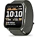 Garmin Venu X1 51mm GPS smartwatch, Large 2" AMOLED display, LED flashlight, Lightweight, Ultra thin 8mm watch case, 100 pre loaded Sports Apps, Up to 8 days battery life, ComfortFit nylon band, Moss