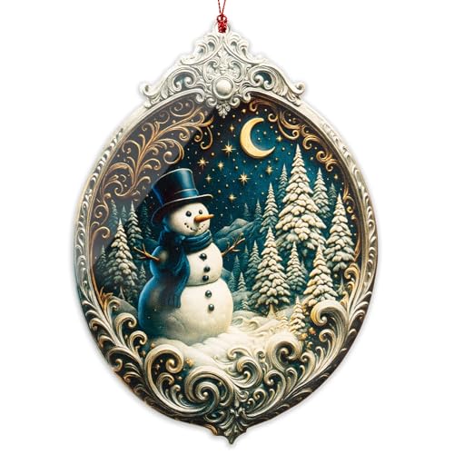 Christmas Ornament 2025 - Snowman Ornament, Snowman Ornaments for Christmas