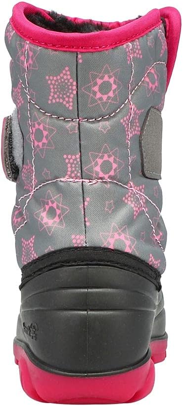 Kamik Infant's Snowbug4 Pull On Waterproof Winter Boot Gry/Fchsa 6 Medium US