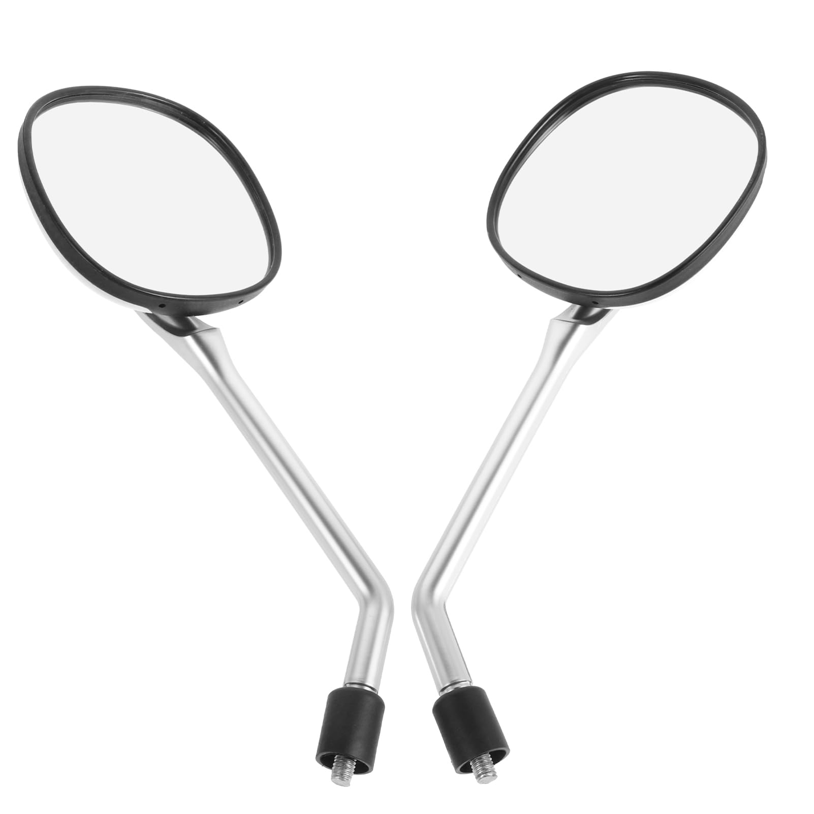 Specchietto Posteriore per Monopattino e Bicicletta Elettrica in Abs Bianco, Sostituzione Montaggio e Miglioramento Campo Visivo