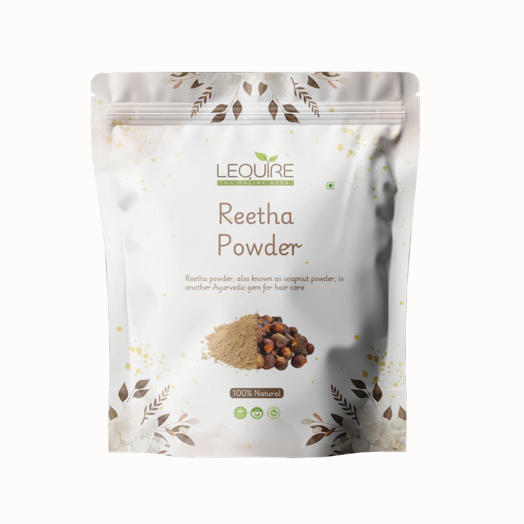 Reetha – Polvo para cabello, (7.05 onzas, 7.05 oz), Aritha natural, sin conservantes ni aditivos añadidos, champú y acondicionador natural para el