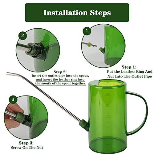 Lizbin Watering Can for Indoor Plants with Long Spout Watering Can Indoor, Small Watering Cans, Plant Watering Cans - Image 3