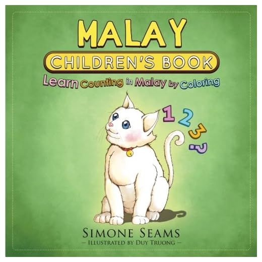 Malay Children's Book: Learn Counting in Malay by Coloring