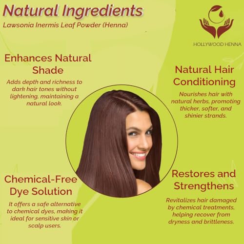 Polvo de Henna Natural para Tratamiento Capilar 100g miniatura 5