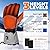 Darivefish Heated Gloves, 5V 4000mAh Rechargeable Heated Gloves for Men, 3 Heating Levels, Touchscreen, Non-Slip for Skiing, Hunting, Outdoor Work