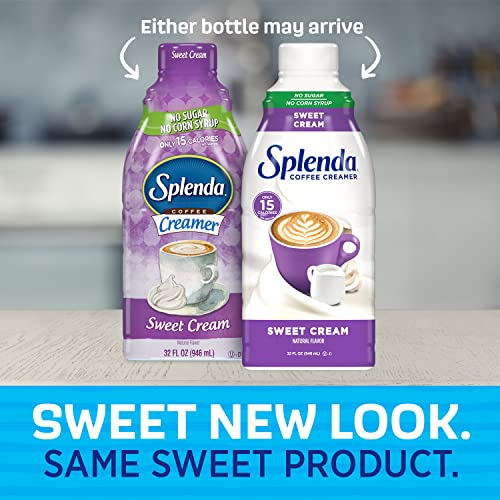 image for SPLENDA Sugar Free Sweet Cream Coffee Creamer, 32 Fl Oz, 32 Fl Oz (Pac