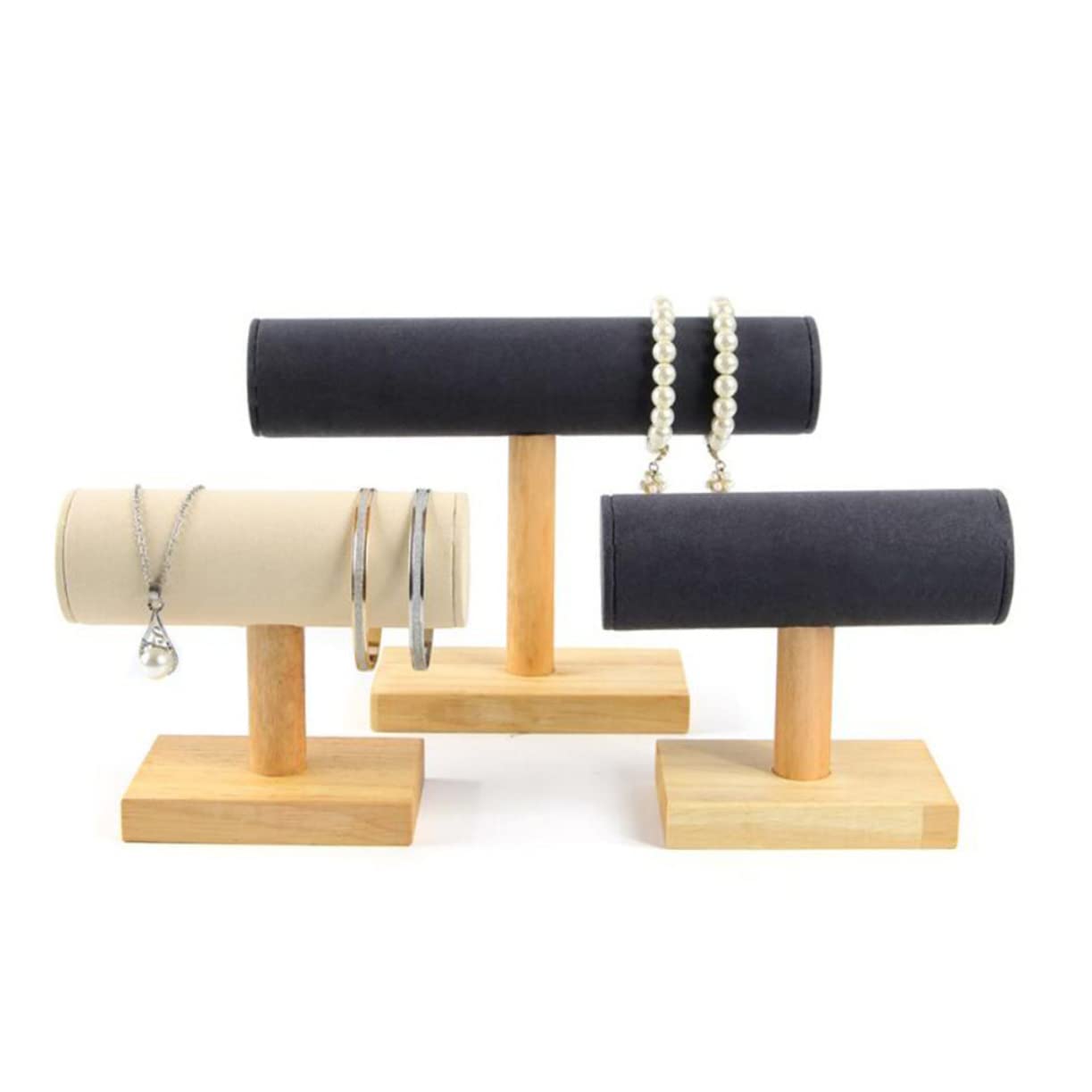 Soporte de estante para pulsera de reloj con cadena de mano, soporte para pulsera, soporte para collar, exhibición de pulsera, soporte para joyería, soporte para reloj, estante para almacenamient