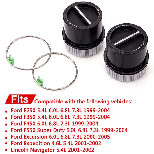 4WD Auto Locking Hub Replacement for 1999-2004 Ford F250 F350 F450 F550 Super Duty 2000-2005 Ford Excursion 2001 2002 Lincoln Navigitor Expedition Replaces OE# 1C3Z-3B396-CB 600-203 (2PCS) by RJSPHH - Image 3