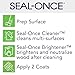 Seal-Once All Wood Brightener, Rejuvenate and Restore The Natural Beauty of Your Wood Surfaces (1-Pound)