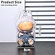 Schutzhülle Schlüsselanhänger für Labubu, Protective Transparente PVC-Tasche für Doll, Modern und Langlebig, Installation Einfach, Schützen Sie Ihre Puppe