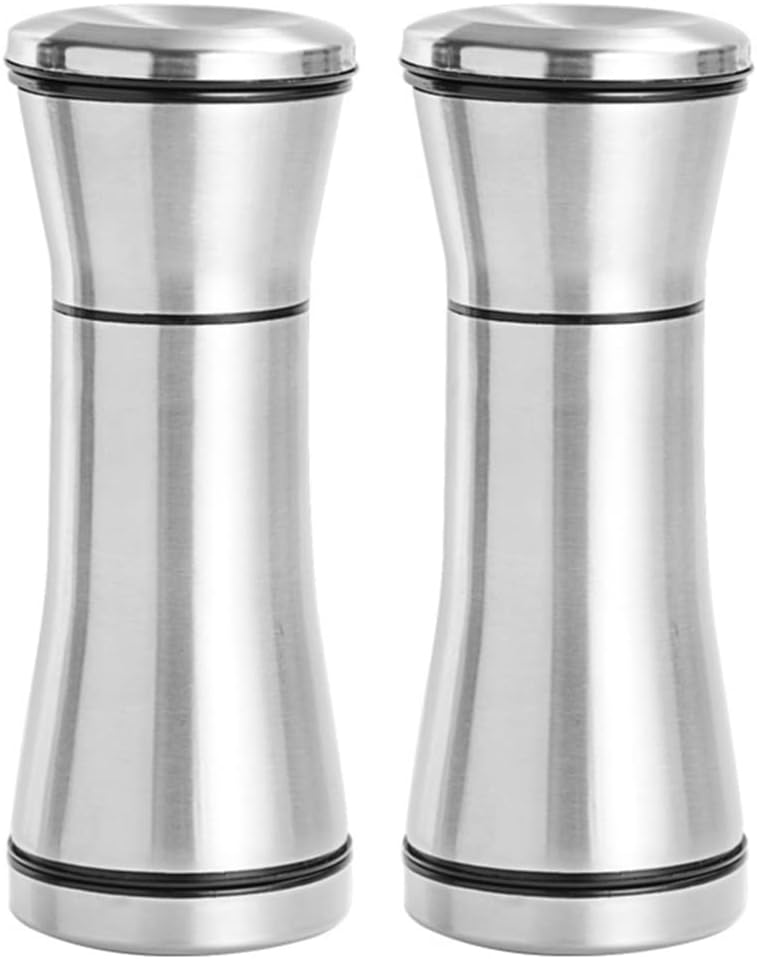UPKOCH Condiment Containers 2pcs Salt and Pepper Grinder