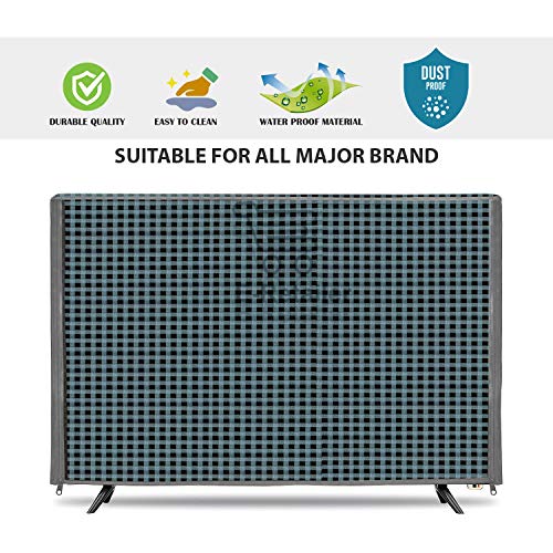 Image of Transparent LCD /LED T.V Protector Cover with Zipper Enclosure for 32 Inch Suitable for All Major Brand & Model (Color-Black, Size-29x3x19 Inches)