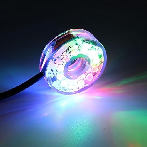 Miniatura 6 de MiOYOOW Luz LED para acuario, luz LED sumergible colorida impermeable USB luz subacuática para acuario pecera