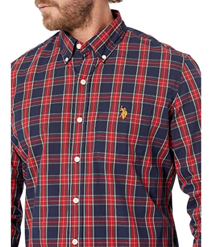 U.S. POLO ASSN. Long Sleeve Twill DDBY Stitch Woven Shirt3