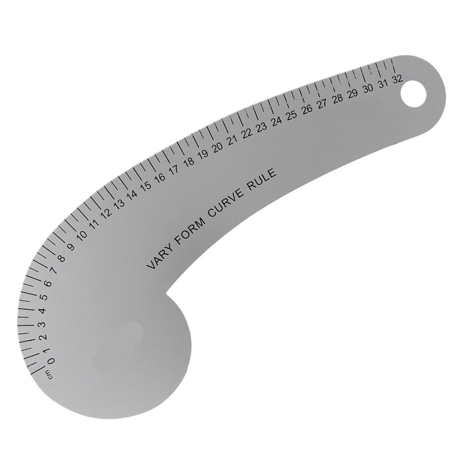 Metal Sewing Curve Ruler For Design, Pattern Making, & Metric System 32cm 48cm 60cm(32cm)