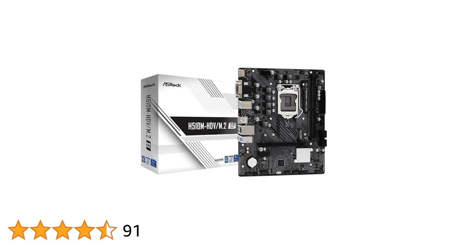 ASROCK　H510M-HDV-M.2  LGA1200 Amazon.com: ASRock H510M-HDV/M.2 SE Motherboard DDR4 3200MHz