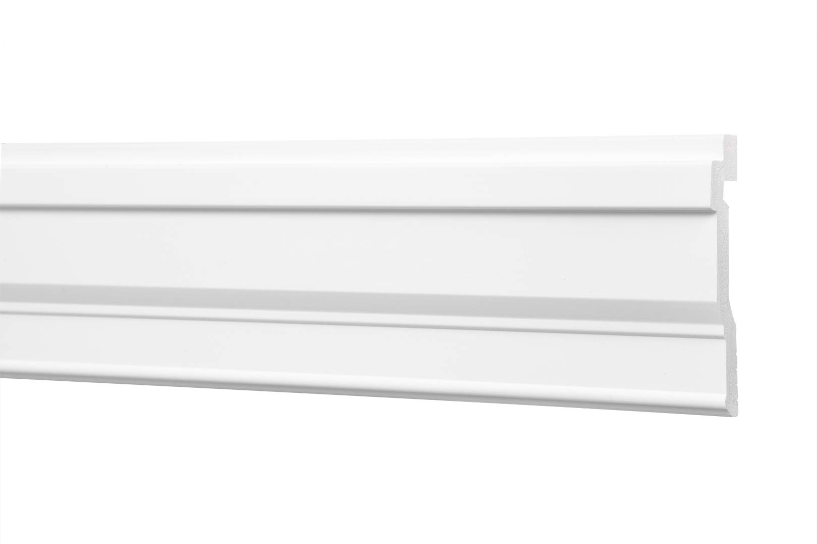 COSCA Ecopolymer wall mouldings - Molduras de espuma de poliestireno de alta densidad, extremadamente resistentes - (CM26-10 m) Molduras de friso Molduras de espuma de poliestireno