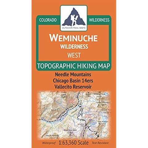Weminuche Wilderness Map by Outdoor Trail Maps Cover