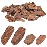 Objets artisanaux en écorce de pin : finition polie, sans pièces détachées, sans danger pour vos reptiles, grand format