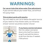 Rinseroo-Bathtub-Faucet-Sprayer-Attachment-Slip-On-Dog-Shower-Hose-Adapter-No-Install-Pet-Showerhead-Attaches-to-Tub-Spout-5-Foot-Hose