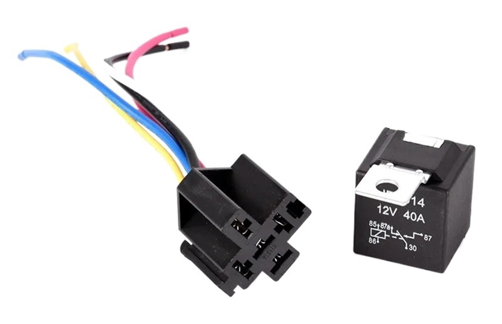Relais de voiture JD1914 étanche pour installer des phares additionnels 12V 40A