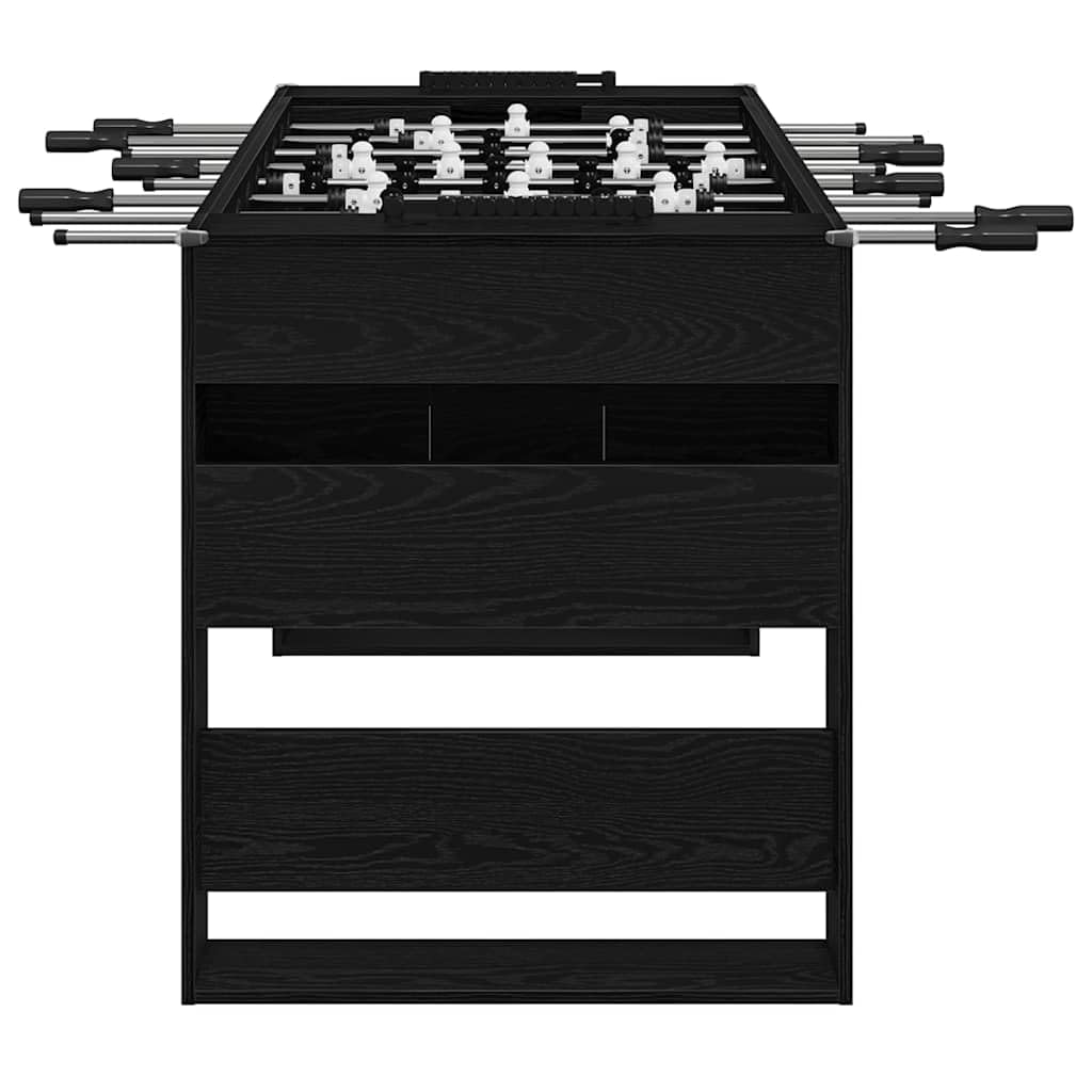 Moderno biliardino in legno con tubi in acciaio e maniglie ergonomiche per la sala giochi