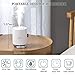 FoPcc 500ml Portable Humidifier, Mini Cool Mist Humidifier with Night Light, USB Personal Humidifier Auto Shut-Off, Ultra-Quiet, 2 Spray Modes, Suitable for Home Baby Bedroom Office Travel (White)