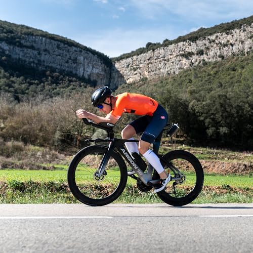 CASTELLI Fast Legs Sleeves, Aerodynamic Cycling Calf Sleeves with Compression for Road Cycling, Racing & Cyclocross4