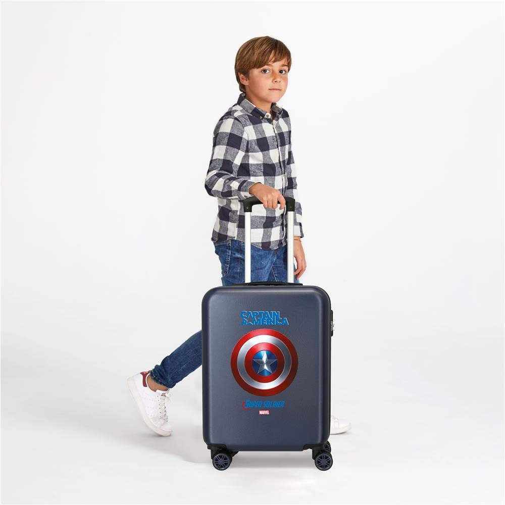 Marvel Hartschalenkabinenkoffer, NIEBIESKI, 37x55x20, Moda dziecięca