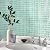 Walanz 5 Sheets Peel and Stick Backsplash, Self Adhesive Wall Tiles, 3D Adhesive Tile Backsplash, 12"x12"Premium Self Adhesive Wall Tiles Peel and Stickfor Kitchen, Bathroom, Fireplace, RV(Ocean Jade)