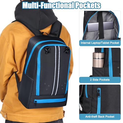 Geestock Sport Gym Backpack for Men & Women with Detachable Mesh Bag & Shoes Compartment, Lightweight Waterproof Multi-Purpose Workout Backpack for Travel, Work, Sport & Daily Use4