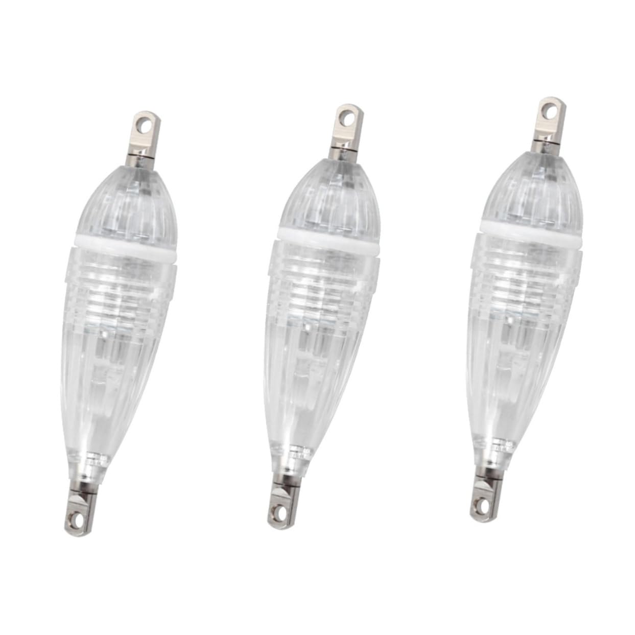 KOMBIUDA 3pcs Underwater Fishing Light Lure System for Freshwater Fishing Attracts Fish and for Boats Kayaks and Docks Portable Design Strong Illumination