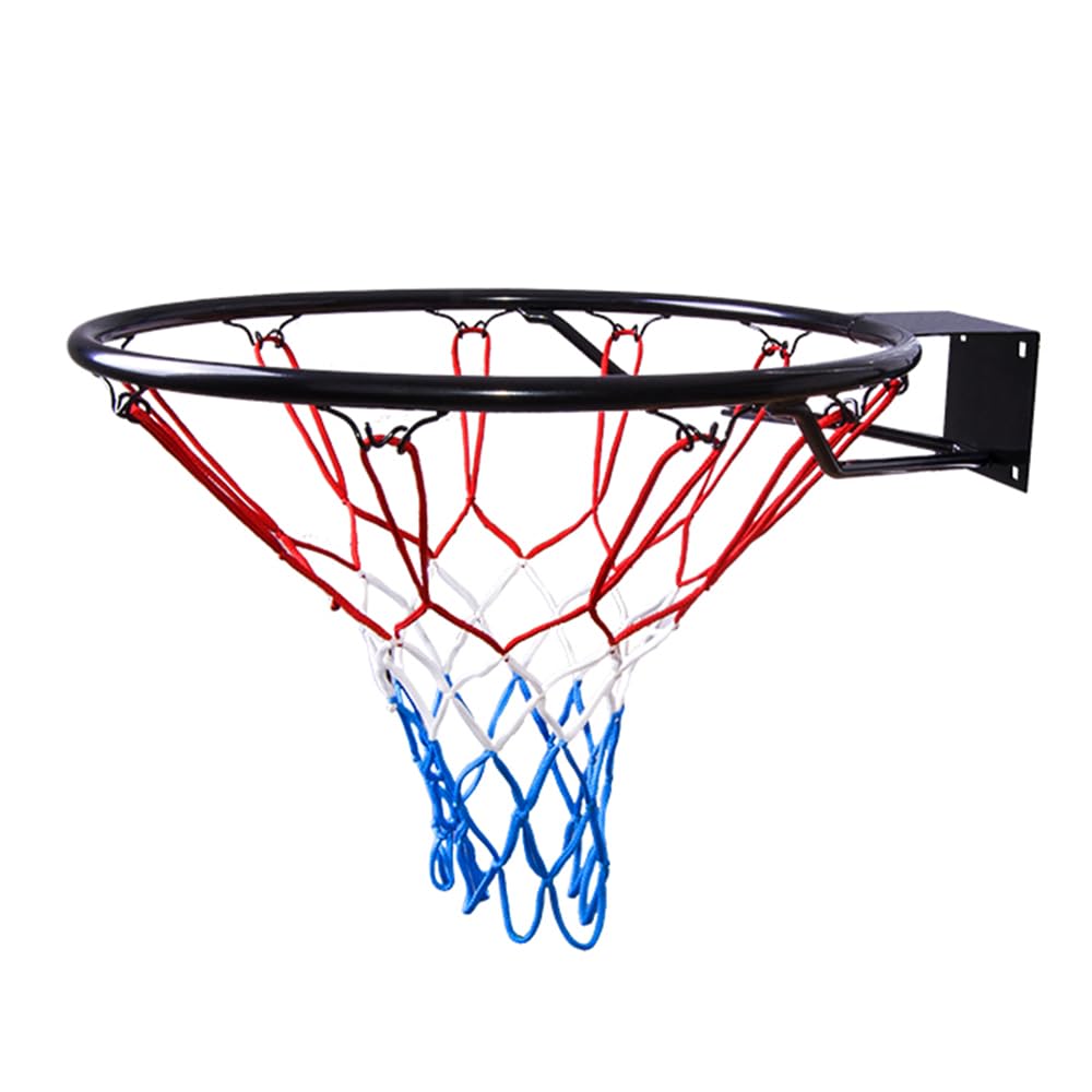 molti HangRing Ø45cm Ø37cm Basketballring Set mit Ball Basketballkorb BasketballNetz und Befestigungsschrauben Basketballspiel Teamsport Indoor & Outdoor