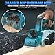 Akku-Hobel Kompatibel mit Makita 18V Akku – Professioneller Einhandhobel mit 16500RPM, 0-2 mm Einstellbare Hobeltiefe Hobelbreite 82 mm für Holzbearbeitung, Handgeführte Elektrische Holzhobelmaschine