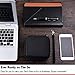 COMECASE Hard Drive Case for Elements WD My Passport Canvio Basics Seagate Backup Plus Slim Expansion 1TB 2TB 3TB 4TB, Portable External Hard Drive Carrying Case Holds 2 Pack - Black
