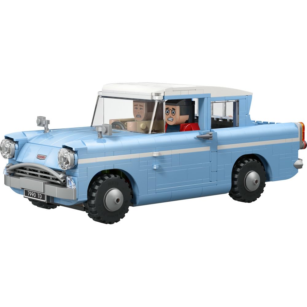 LEGO Harry Potter Zaczarowany latający Ford Anglia 76470 | Kolekcjonerski model samochodu, zestaw konstrukcyjny, prezent dla fana Harry’ego Pottera 14+, dla nastolatków, 868 elementów