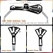 Frienda 3 Pieces Universal Fuel Pump Removal Tools Car Adjustable Fuel Pump Lock Ring Module Spanner Wrench Tank Lid Cover Remove Spanner Install Tools
